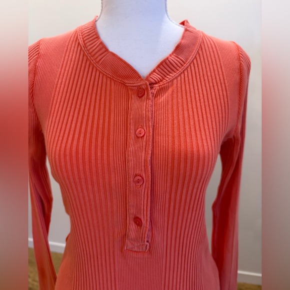 Aerie Road Trip Long Sleeve Henley Grunge Athleisure Elevated Basic Size Medium - Picture 4 of 9